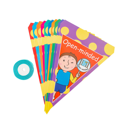Decor Set Banner - PYP Bunting (With a roll of ribbon)