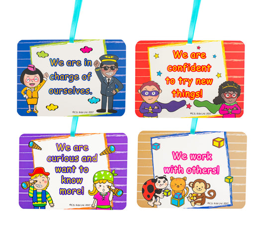 PYP Attitudes Dangles (With roll of ribbon)