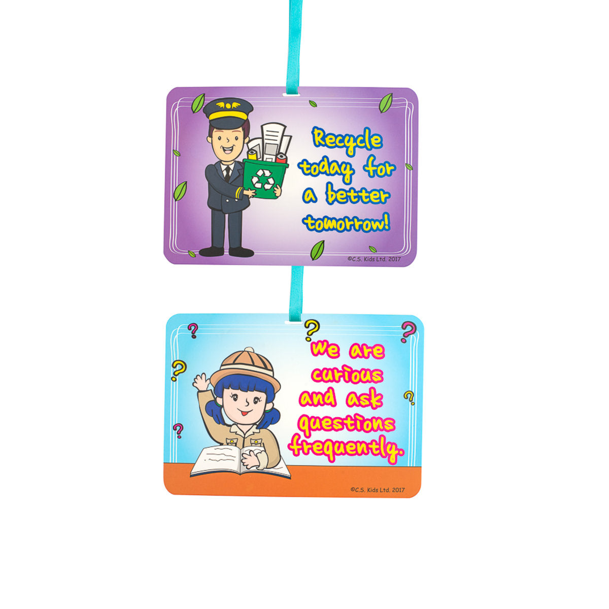 KS2 Classroom Dangles (Set of 7; With a roll of ribbon)