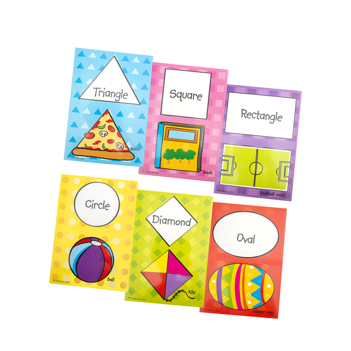 Basic Shapes Flashcards (Pack of 6)