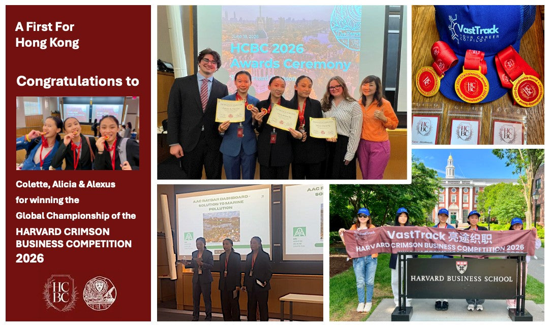 Hong Kong Student Team Triumphs Globally, Winning Championship at the Prestigious Harvard Crimson Business Competition