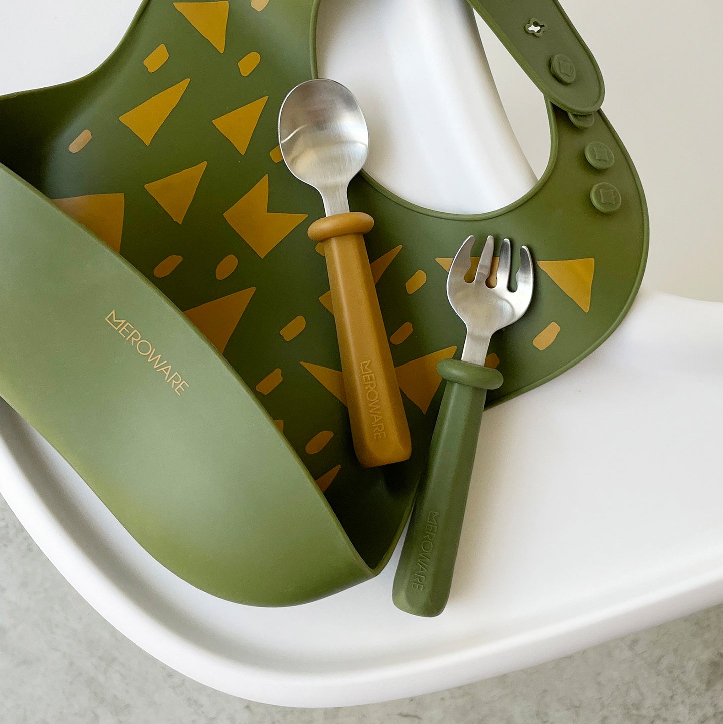 NANA Spoon and Fork Set - Caramel + Army