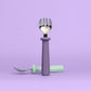 NANA Spoon and Fork Set - Mojito + Purple