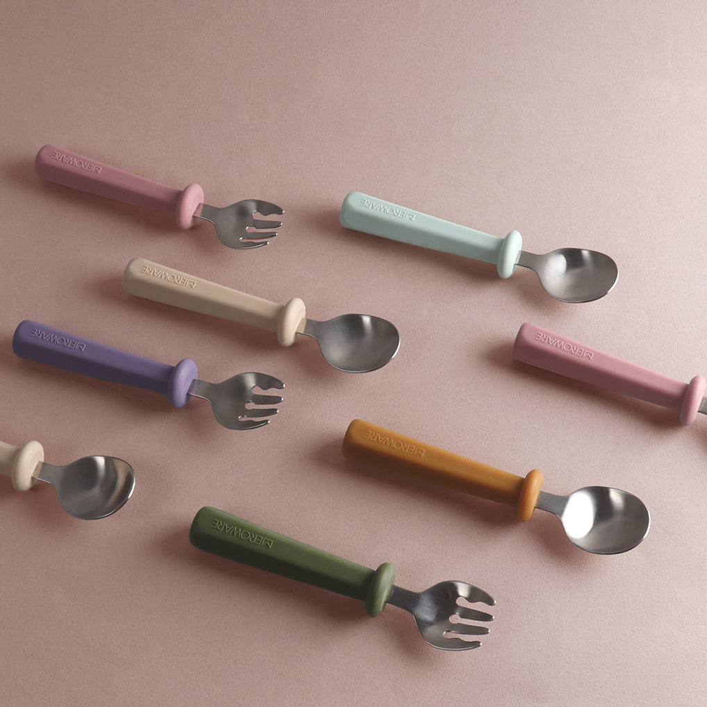 NANA Spoon and Fork Set - Caramel + Army