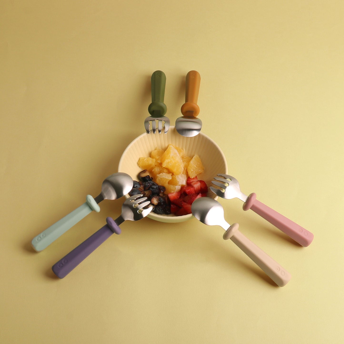 NANA Spoon and Fork Set - Caramel + Army