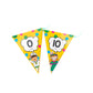 Decor Set Banner - 0-100 Bunting (With a roll of ribbon)