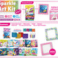 My Magic World DIY 3-in-1 Sparkle Art Set For Kids (12 sparkly creative arts and crafts projects