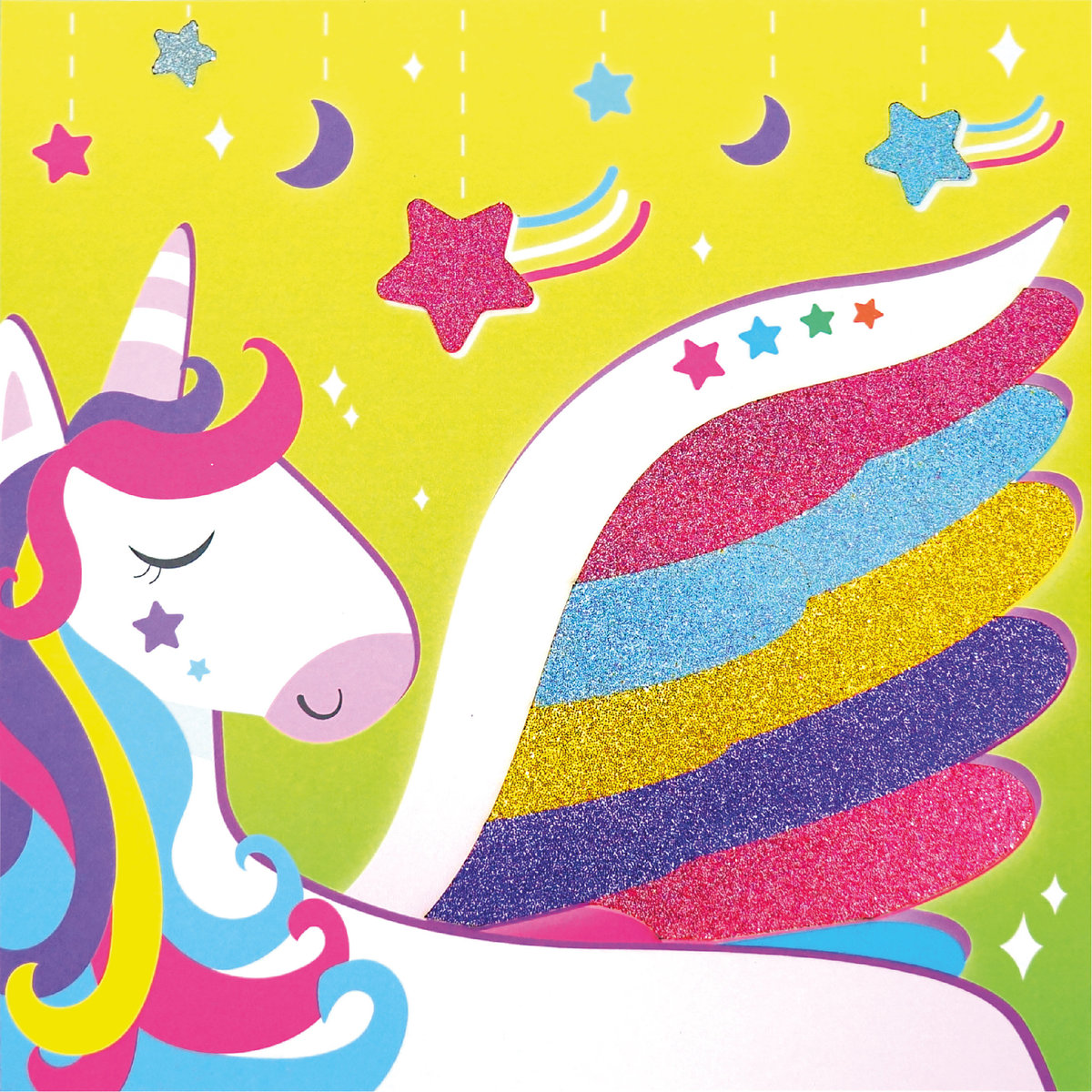 My Magic World DIY 3-in-1 Sparkle Art Set For Kids (12 sparkly creative arts and crafts projects