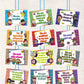 PYP Attitudes Dangles (With roll of ribbon)