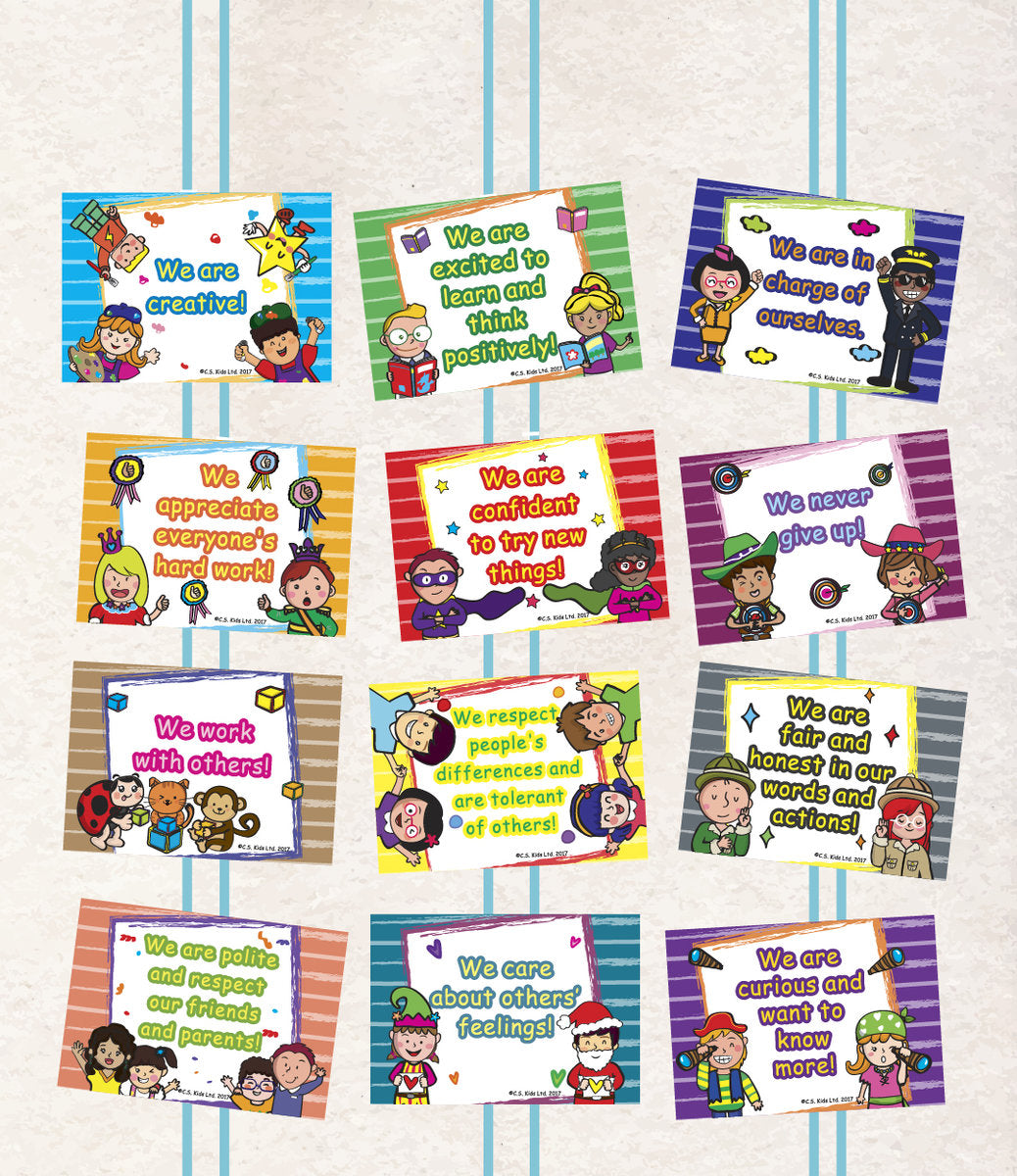 PYP Attitudes Dangles (With roll of ribbon)