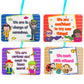 PYP Attitudes Dangles (With roll of ribbon)