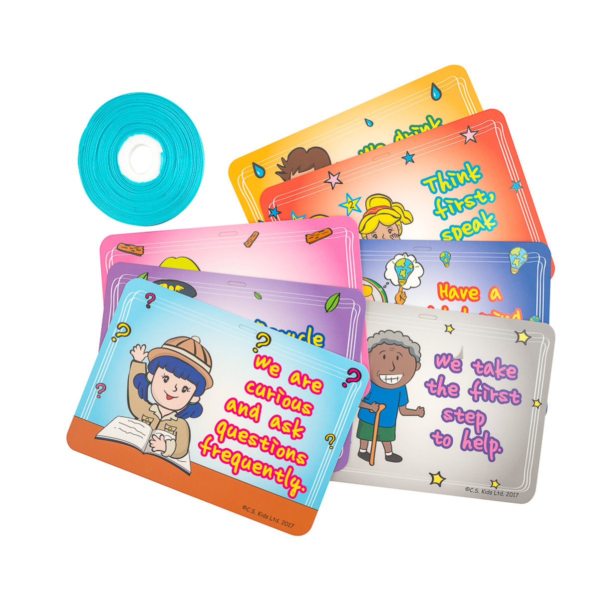 KS2 Classroom Dangles (Set of 7; With a roll of ribbon)