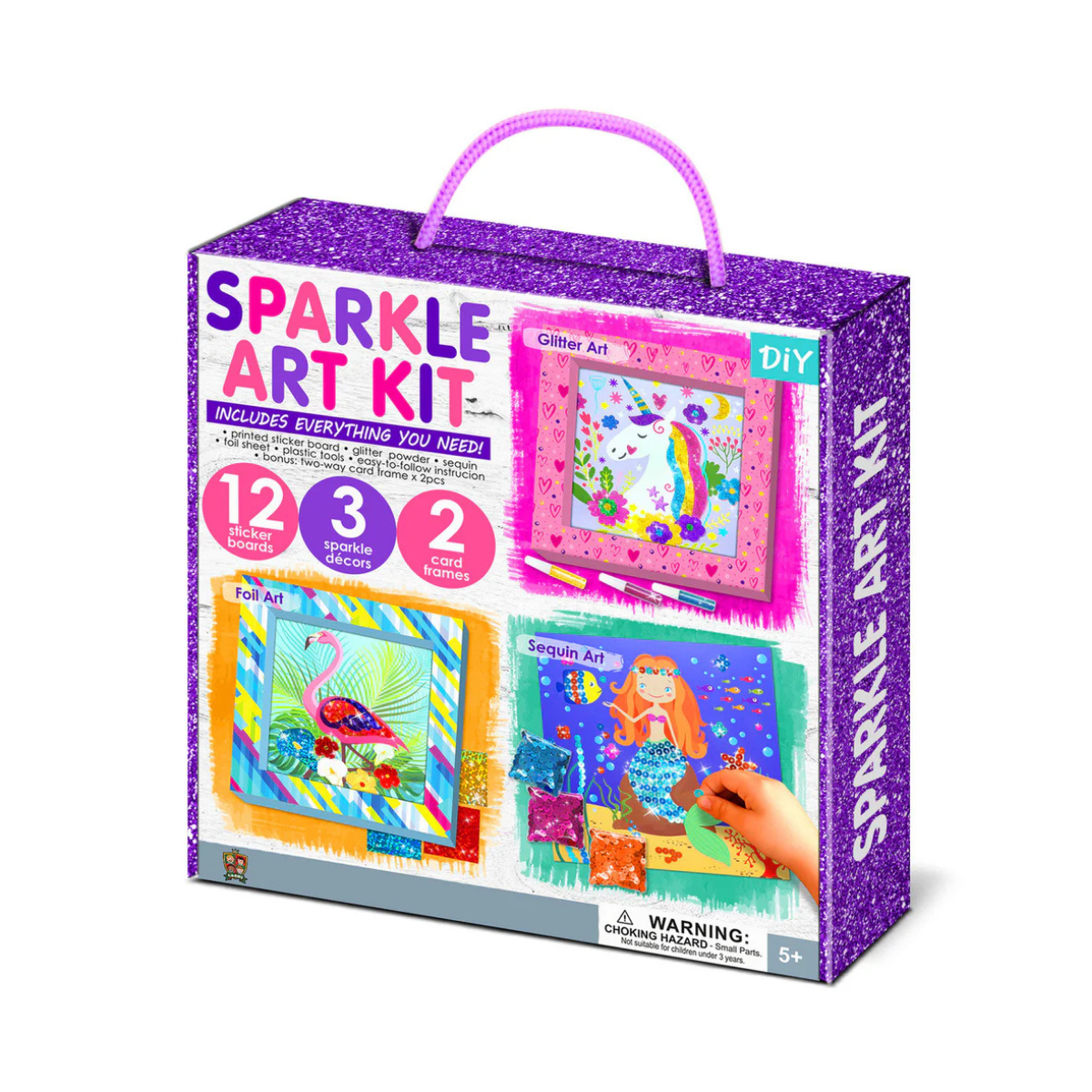 My DIY 3-in-1 Sparkle Art Set For Kids