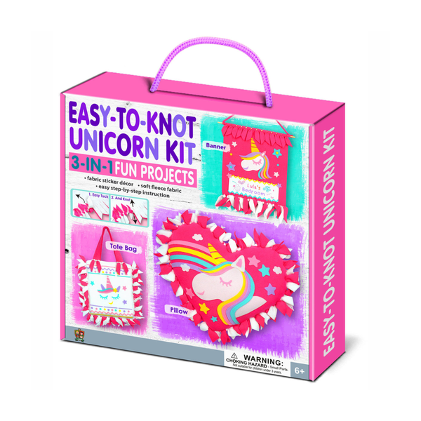 Easy-to-knot Unicorn 3-in-1 DIY Kit