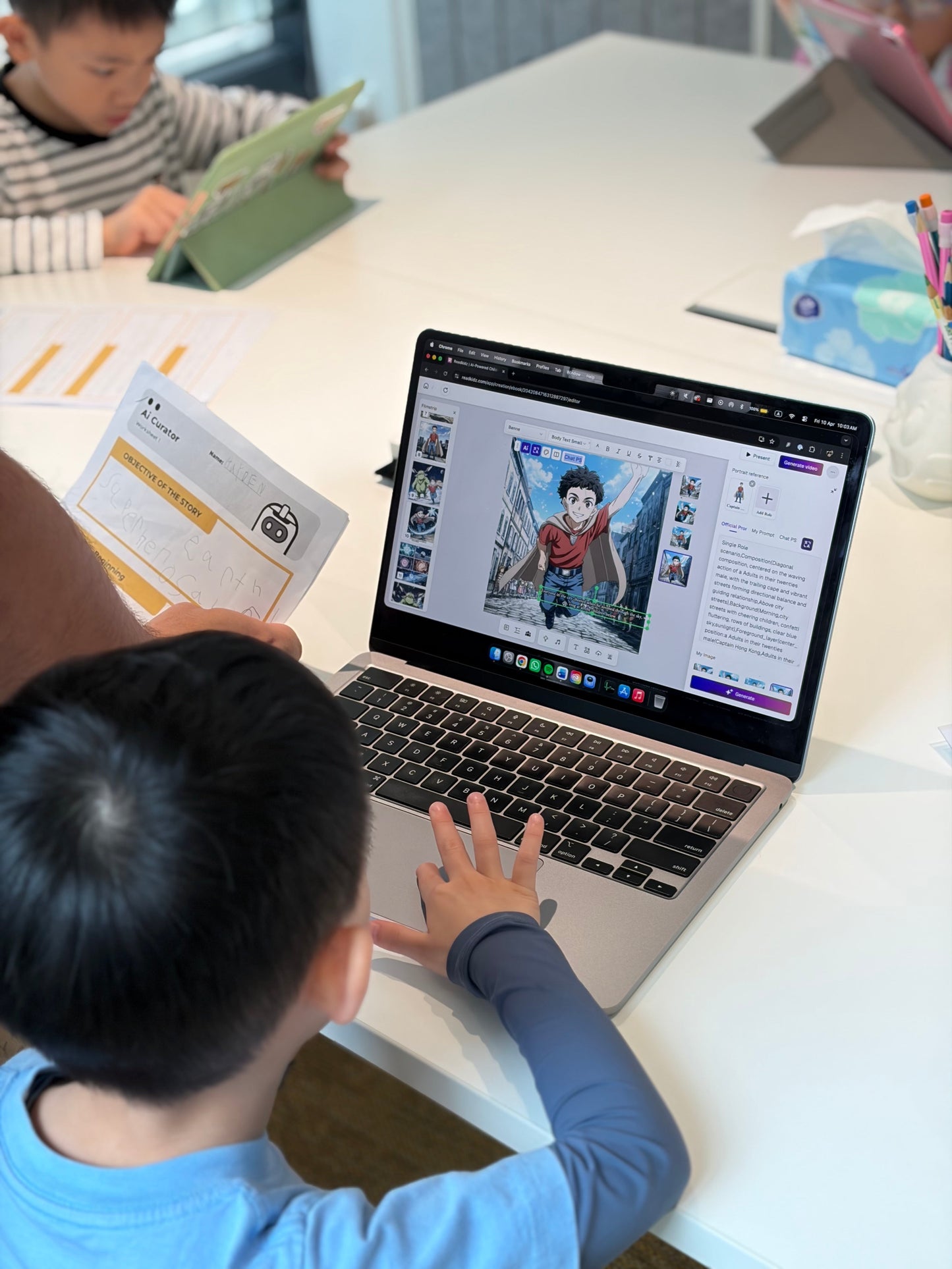 AI Creature Card Studio: Stories, AI and Media Literacy