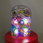 DIY Magic World | Space Night Lamp Kit for Kids - Stained Glass, Color Changing LED Bedroom Light