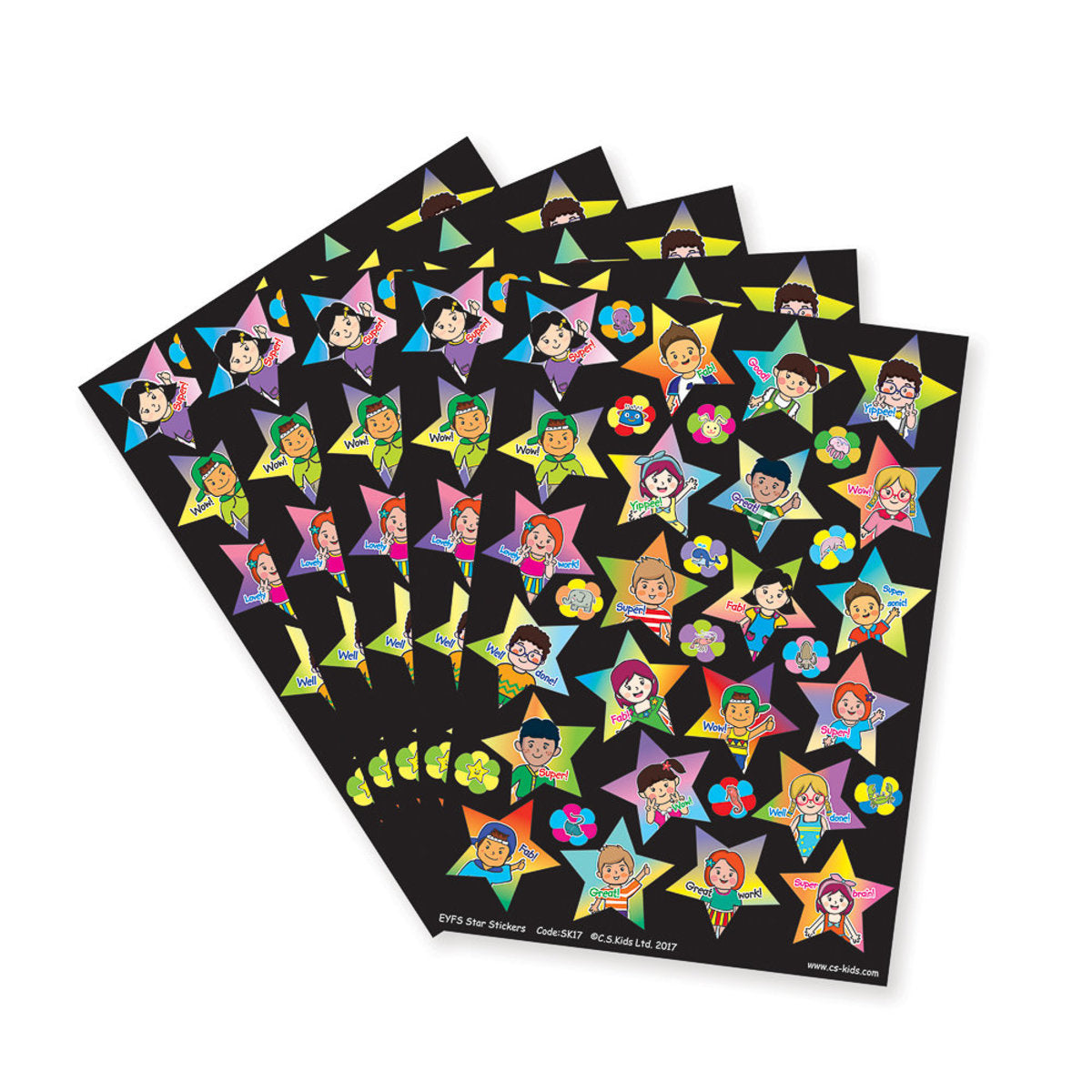 EYFS Star Stickers (Pack of 180)