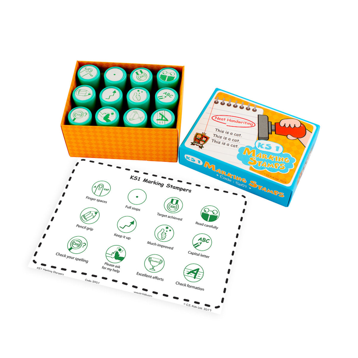 KS1 Marking Stampers Set (12 stamps)