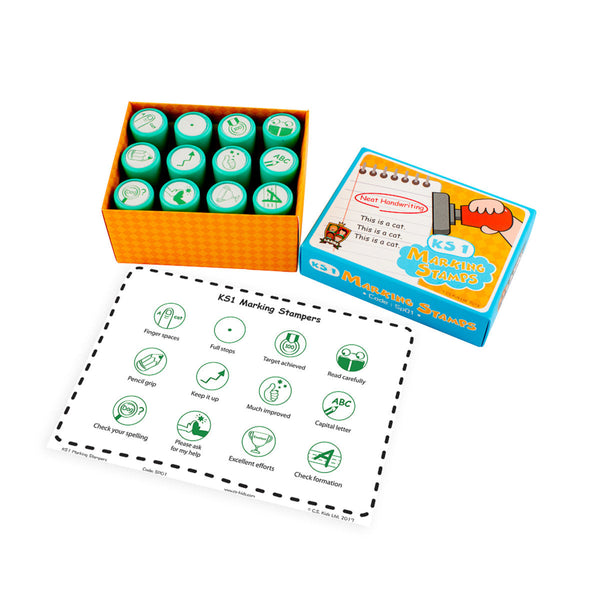 KS1 Marking Stampers Set (12 stamps)