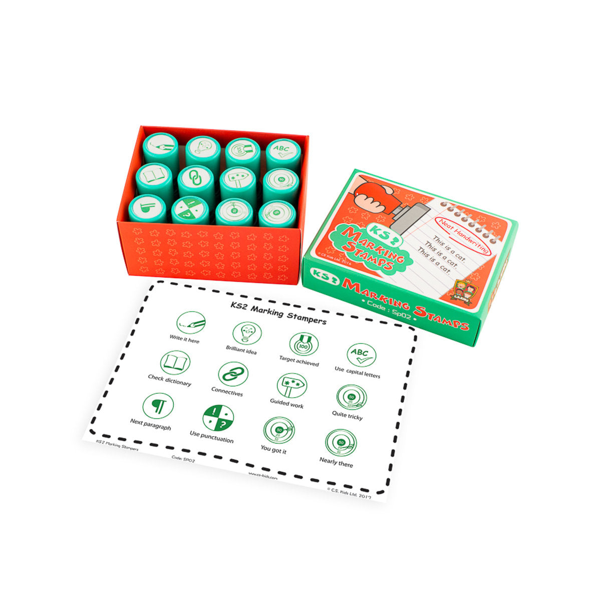 KS2 Marking Stampers Set (12 stamps)