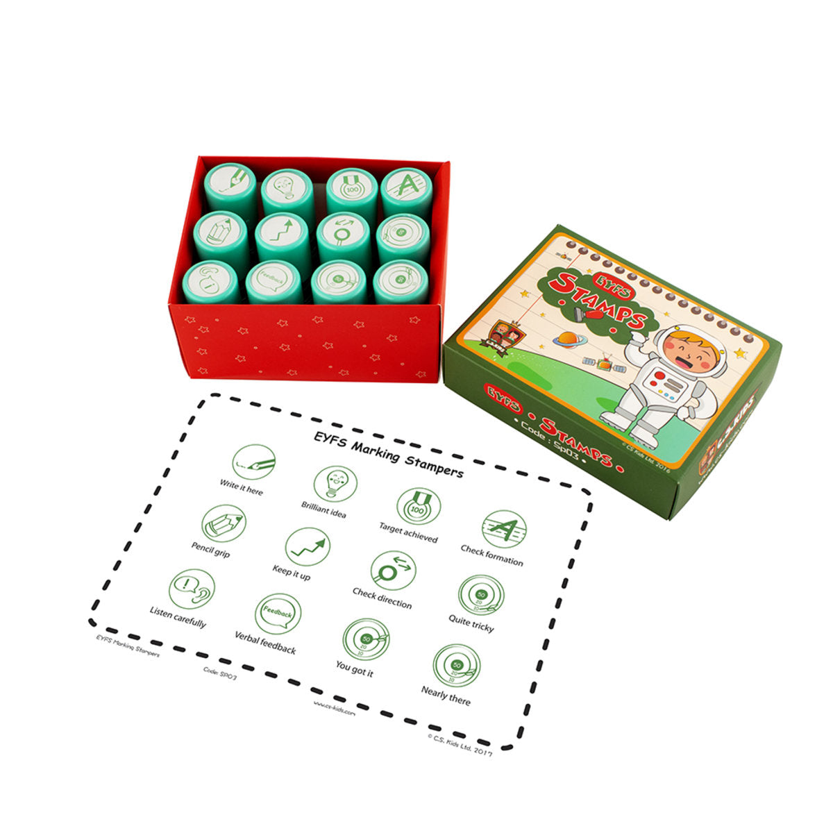 EYFS Marking Stampers Set (12 stamps)