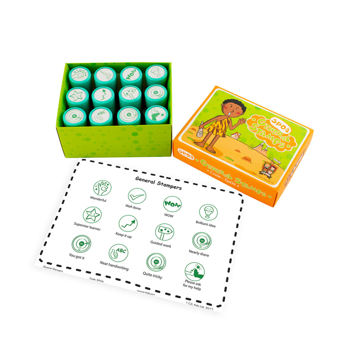 General Stampers Set (12 stamps)