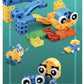 Parent-child STEM DIY Mega Building Blocks for kids - Marble Run 129 pieces (Suitable for Age 3+)