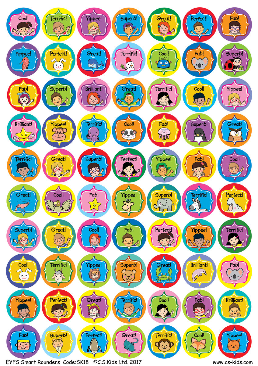 Bumper Pack of EYFS Stickers (Pack of 1549)