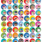 Bumper Pack of Assorted Stickers (Pack of 1413)