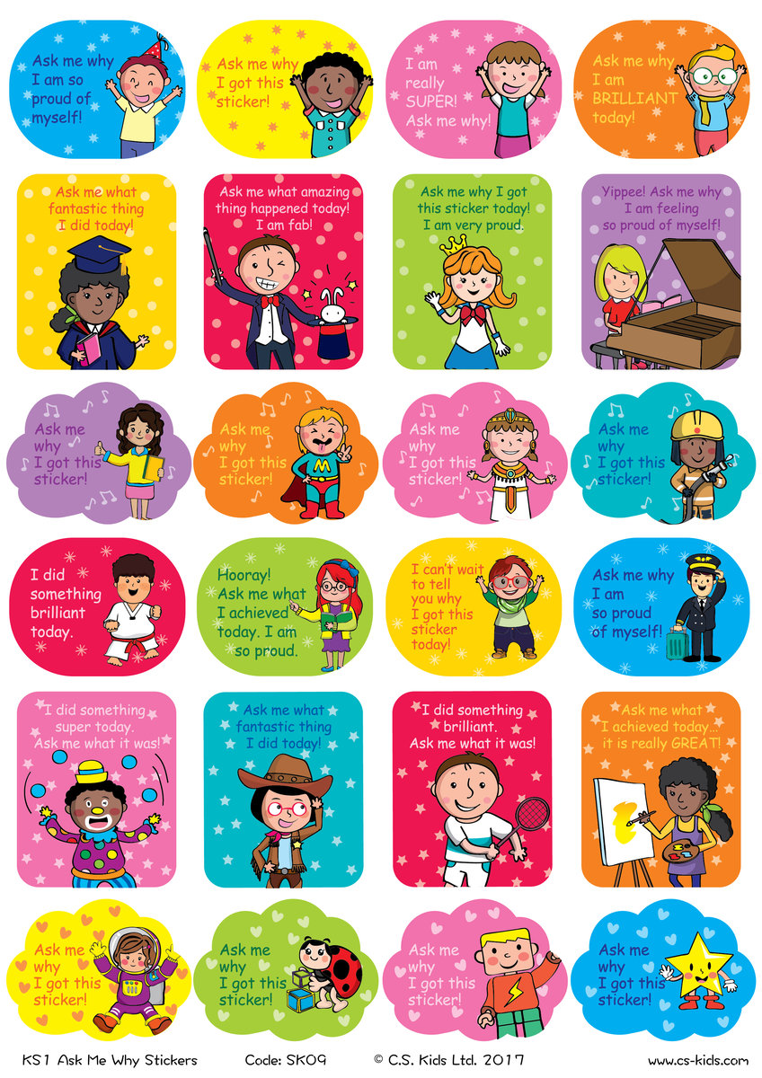 Bumper Pack of Assorted Stickers (Pack of 1413)