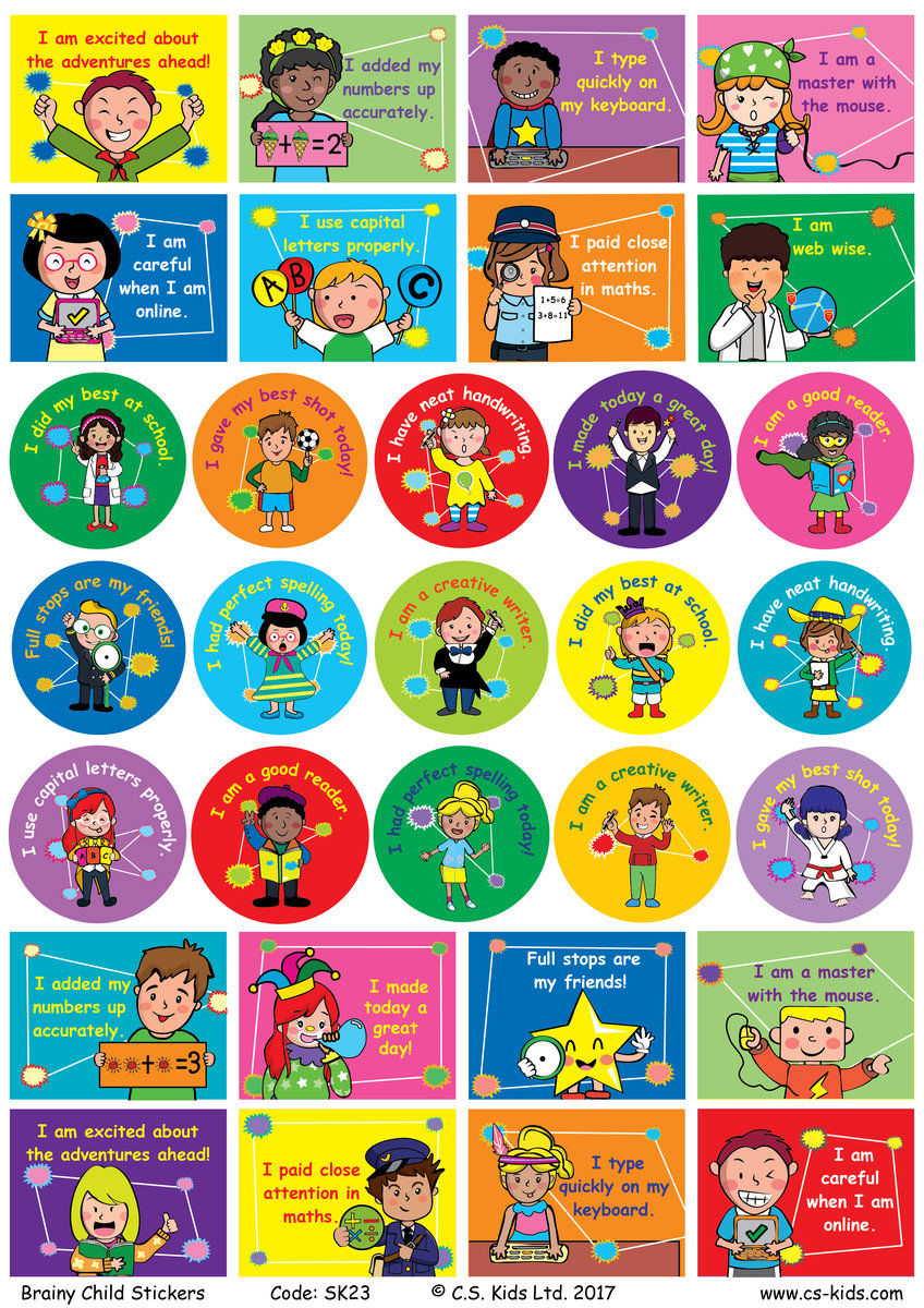 Bumper Pack of Assorted Stickers (Pack of 1413)