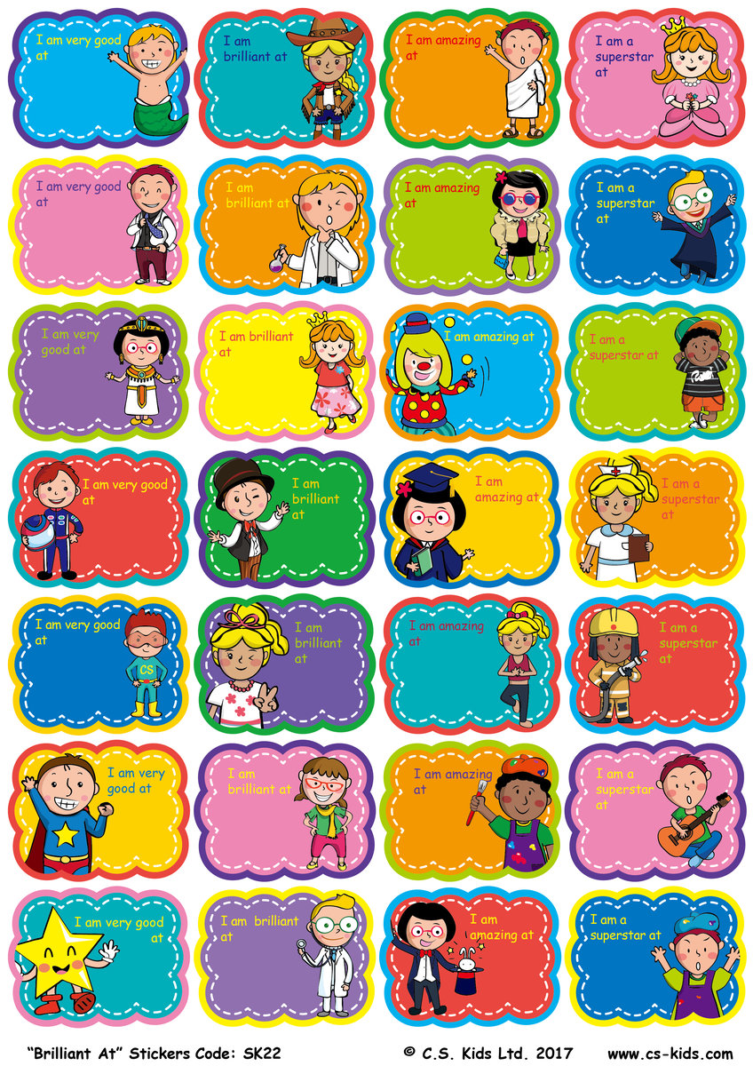 Bumper Pack of Assorted Stickers (Pack of 1413)
