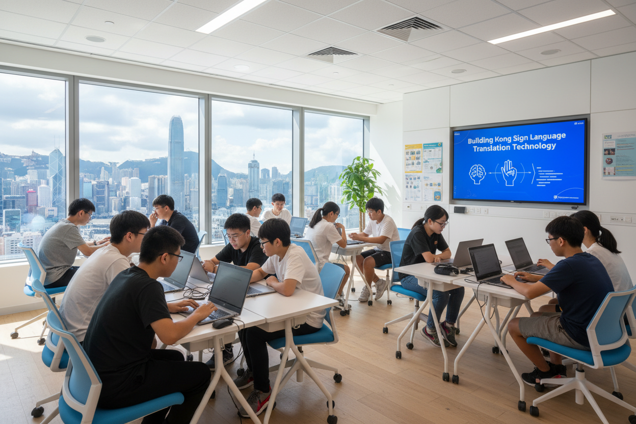 STEM x AI - Building Hong Kong Sign Language Translation Technology